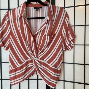 Forever 21 Stripped Crop Top-Size M